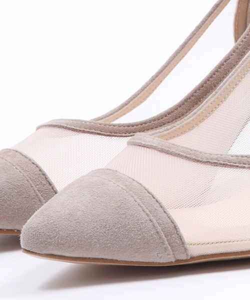SEVEN TWELVE THIRTY(セヴントゥエルヴサーティー)の「LovelyWalkプラス チュールコンビパンプス(パンプス・レディース・ベージュ系その他/マルチ/ブラック/パイソン・22cm/22.5cm/23cm/23.5cm/24cm/24.5cm)」の16枚目の写真