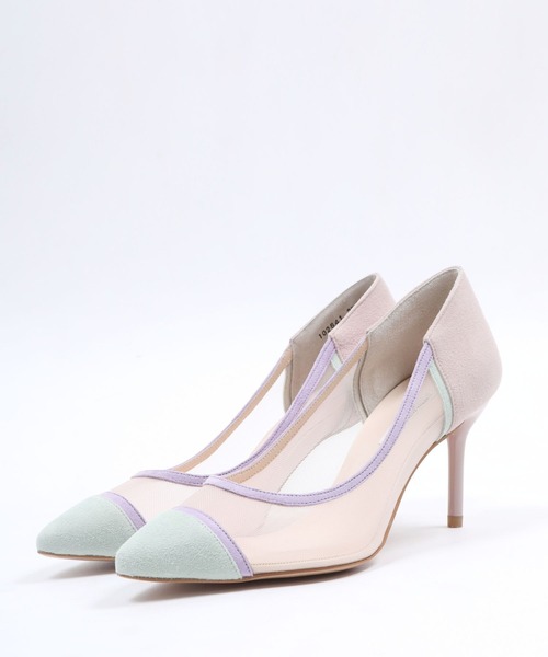 SEVEN TWELVE THIRTY(セヴントゥエルヴサーティー)の「LovelyWalkプラス チュールコンビパンプス(パンプス・レディース・ベージュ系その他/マルチ/ブラック/パイソン・22cm/22.5cm/23cm/23.5cm/24cm/24.5cm)」の20枚目の写真