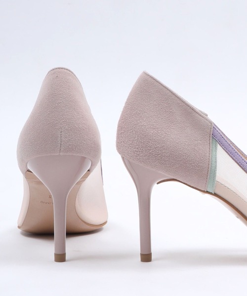 SEVEN TWELVE THIRTY(セヴントゥエルヴサーティー)の「LovelyWalkプラス チュールコンビパンプス(パンプス・レディース・ベージュ系その他/マルチ/ブラック/パイソン・22cm/22.5cm/23cm/23.5cm/24cm/24.5cm)」の22枚目の写真