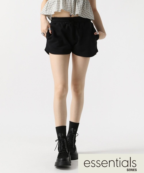 FOREVER 21（フォーエバー トゥエンティーワン）の「【2025SS】スウェットショートパンツ（スウェットパンツ・レディース・グレー/ブルー/ブラック・SMALL/MEDIUM）」の2枚目の写真