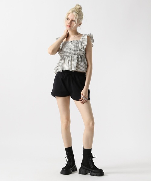 FOREVER 21（フォーエバー トゥエンティーワン）の「【2025SS】スウェットショートパンツ（スウェットパンツ・レディース・グレー/ブルー/ブラック・SMALL/MEDIUM）」の8枚目の写真