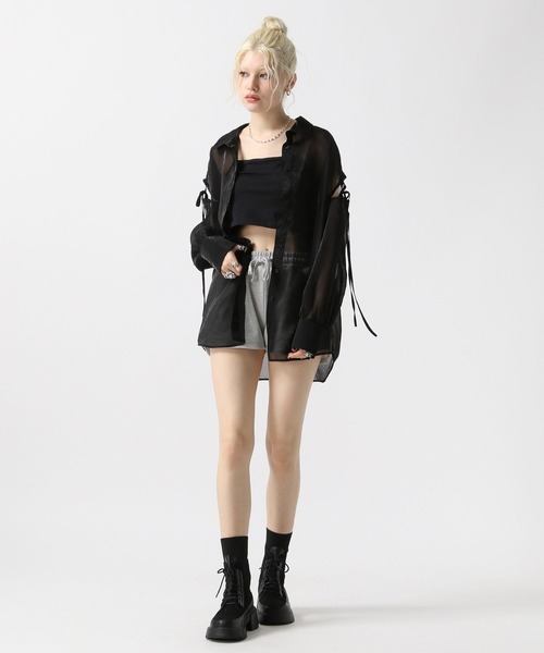 FOREVER 21（フォーエバー トゥエンティーワン）の「【2025SS】スウェットショートパンツ（スウェットパンツ・レディース・グレー/ブルー/ブラック・SMALL/MEDIUM）」の11枚目の写真