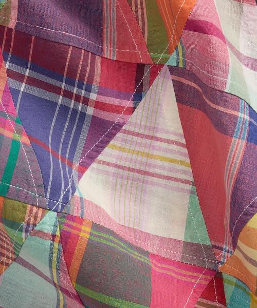 【中古】ポロ バイ ラルフローレン パッチワークマドラスウエスタンシャツ カジュアルシャツ 長袖 XS マルチカラー POLO RALPH LAUREN（ポロ ラルフ ローレン）の「パッチワーク マドラス