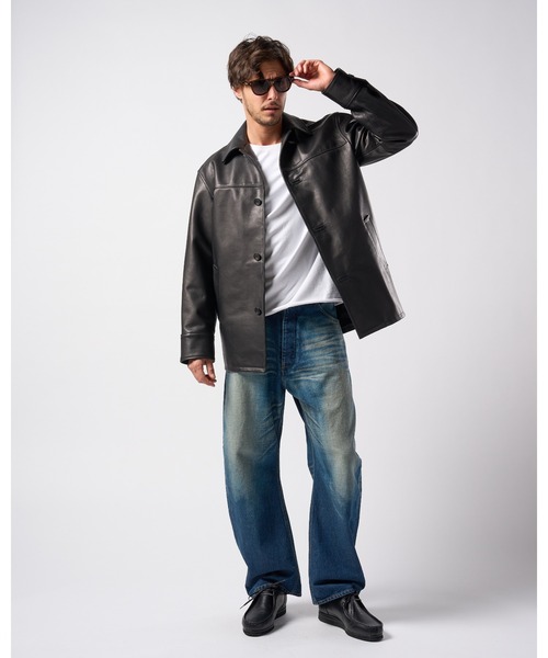 wjk(ダヴルジェイケイ)の「layered cut-off L/S(Tシャツ/カットソー・メンズ・ブラック/ライトグレー/ホワイト・X-LARGE/LARGE/MEDIUM/SMALL)」の16枚目の写真