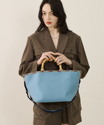 LeSportsac（レスポートサック）の「MED BAMBOO TOTE W/ST コズミックスカイデニム（トートバッグ）」