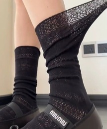 SHEPP（シープ）の「【1P】ロングレースソックス（ソックス/靴下）」