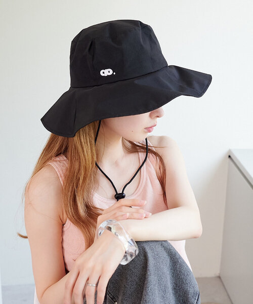 Kastane（カスタネ）の「ナイロンサファリハット（キャップ・レディース・ブラック/グレー・FREE）」の2枚目の写真
