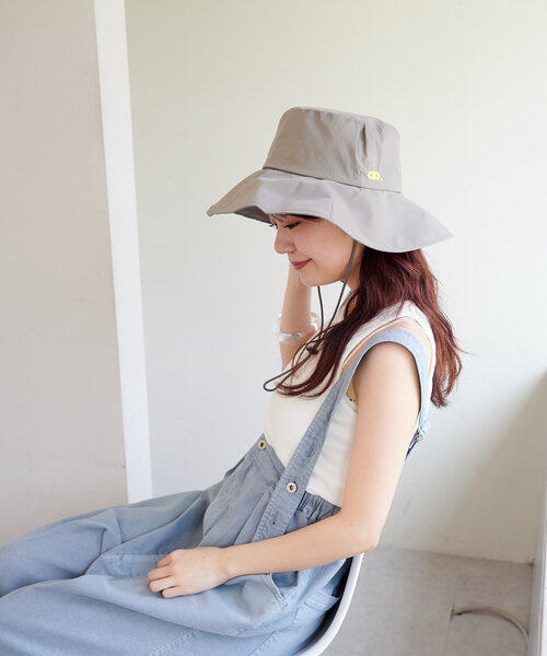 Kastane（カスタネ）の「ナイロンサファリハット（キャップ・レディース・ブラック/グレー・FREE）」の21枚目の写真