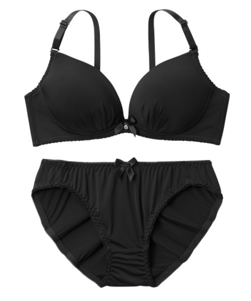 エアリフト シームレスノンワイヤーブラジャーショーツセット