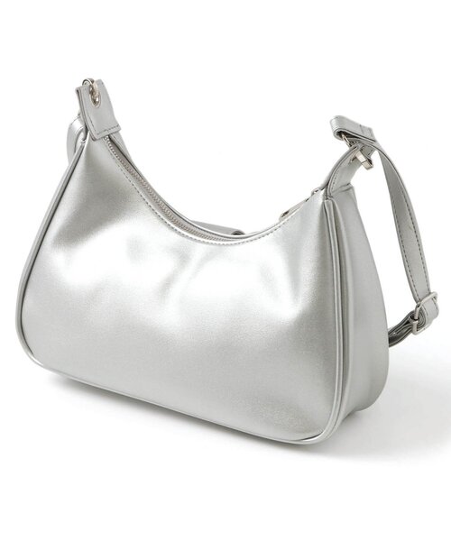 algy（アルジー）の「2ポケットショルダーBAG2（ショルダーバッグ・キッズ・ブラック/シルバー・FREE）」の14枚目の写真