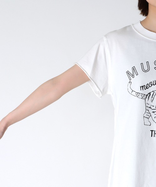 ピグメントTシャツ ＠（Tシャツ/カットソー）｜Three Four Time