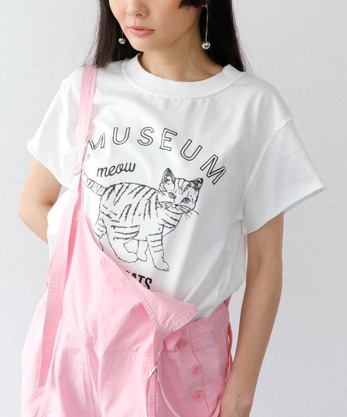 Three Four Time(スリーフォータイム)の「ピグメントTシャツ(Tシャツ/カットソー・レディース・ホワイト/グレー・FREE)」の10枚目の写真