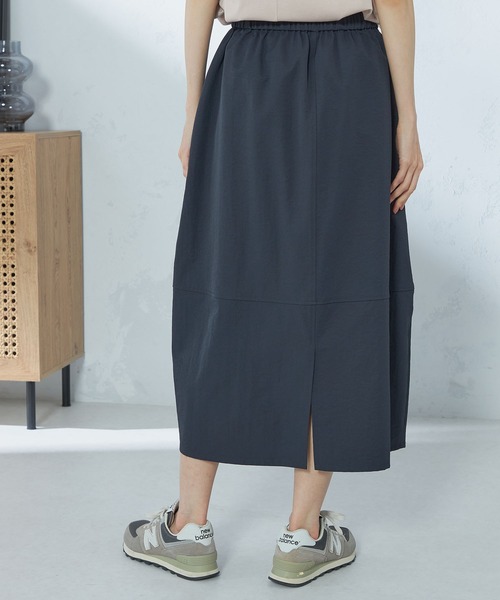 GALLORIA（ギャローリア）の「コクーンスカート（スカート・レディース・ベージュ/ネイビー・LL/S/M/L）」の9枚目の写真