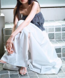 CODE A | side slit volume skirt(スカート)