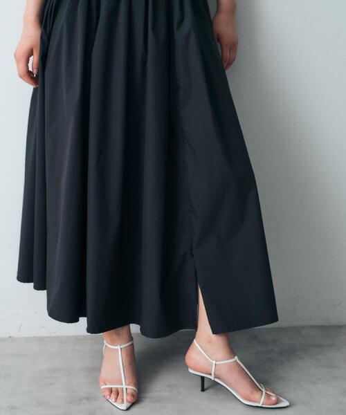 CODE A（コードエー）の「side slit volume skirt（スカート・レディース・パープル/ピンク/ブラック/ホワイト・34/36/38）」の8枚目の写真