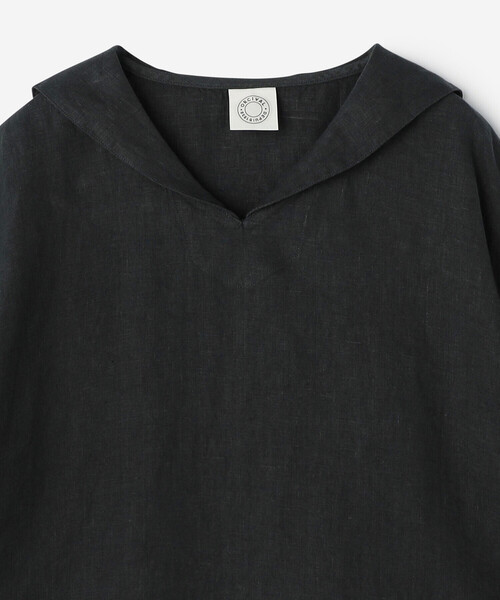 【新品タグ付き】ORCIVAL リネン 半袖セーラーシャツ ORCIVAL | リネン 半袖セーラーシャツ WOMEN（シャツ/ブラウス