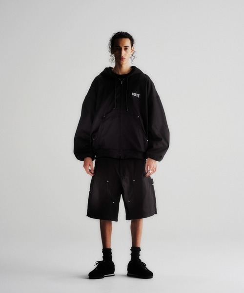 Abyss Dyed Duck Double Knee Painter Shorts