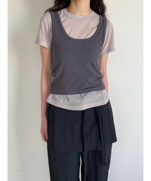 Didot.showroom（ディドット ショールーム）の「ラップSKレイヤーワイドパンツ（その他パンツ・レディース・ベージュ/ブラック・S/M）」の17枚目の写真