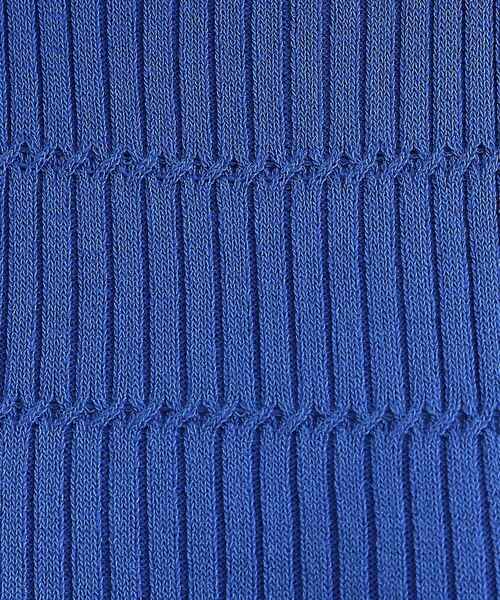 grove（グローブ）の「地柄ボーダーリブニットプルオーバー（ニット/セーター・レディース・ブルー系その他/オフホワイト/ホワイト系5・02/01/03/04/05）」の7枚目の写真