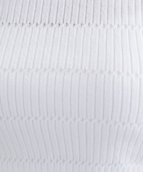 grove（グローブ）の「地柄ボーダーリブニットプルオーバー（ニット/セーター・レディース・ブルー系その他/オフホワイト/ホワイト系5・02/01/03/04/05）」の11枚目の写真