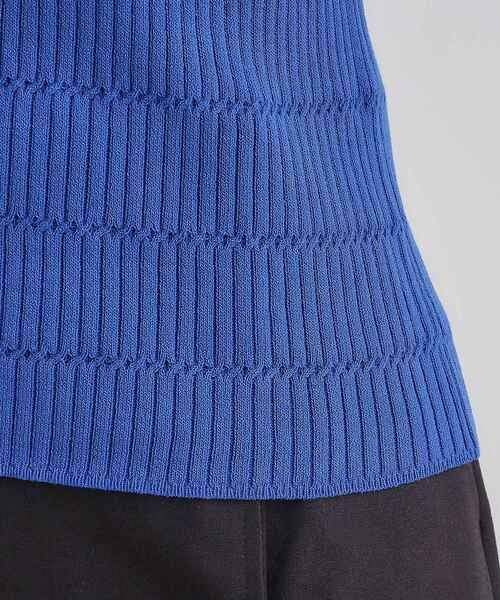 grove（グローブ）の「地柄ボーダーリブニットプルオーバー（ニット/セーター・レディース・ブルー系その他/オフホワイト/ホワイト系5・02/01/03/04/05）」の21枚目の写真