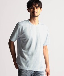【25モデルEC限定再販売】ブリスターチェッククルーネック半袖プルオーバー