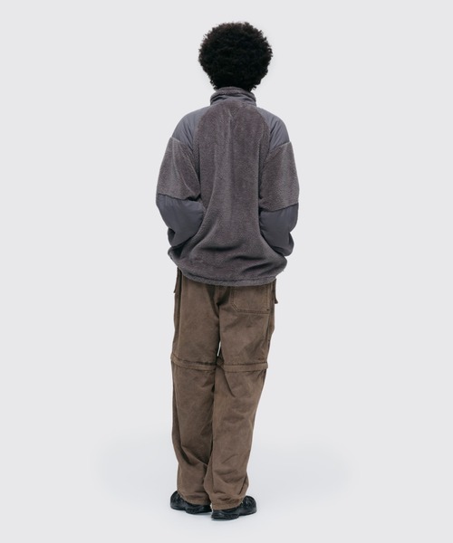 WILD THINGS(ワイルドシングス)の「レベル3 シャギージャケット│LEVEL3 SHAGGY JACKET(ブルゾン・メンズ・グレー/ブラック・XL/L/M/S/XS)」の9枚目の写真