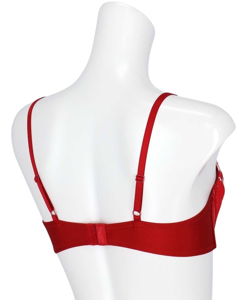 AMPHI(アンフィ)の「「HOUGA×AMPHI」 ブラジャー 脇スッキリ(ブラジャー・レディース・レッド/ブラック・B65/B70/B75/C65/C70/C75/D65/D70/D75/E65/E70/E75)」の6枚目の写真