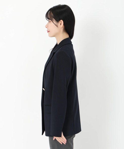 STRAWBERRY-FIELDS（ストロベリーフィールズ）の「ソルディポンチ_ポンチダブルジャケット（テーラードジャケット・レディース・ネイビー・2）」の4枚目の写真