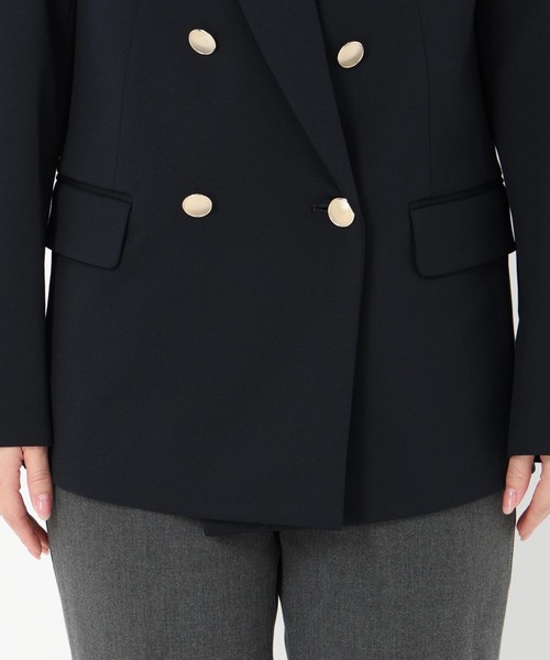 STRAWBERRY-FIELDS（ストロベリーフィールズ）の「ソルディポンチ_ポンチダブルジャケット（テーラードジャケット・レディース・ネイビー・2）」の7枚目の写真