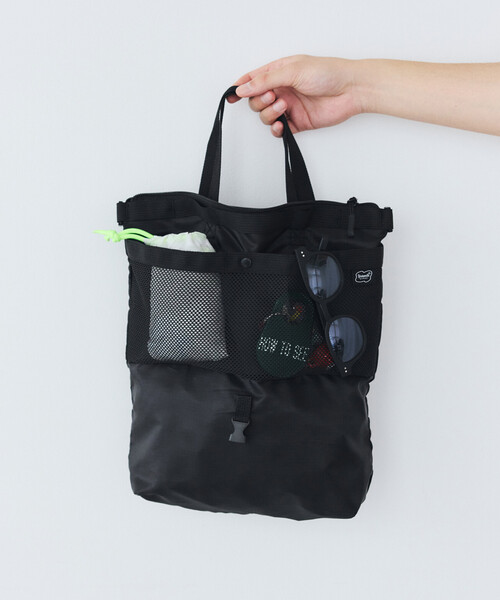 FREAK'S STORE(フリークスストア)の「YOSEMITE STRAP/ヨセミテストラップ EXPANDER SHOULDER BAG(ショルダーバッグ・メンズ・チャコールグレー/ブラック/オリーブ・ONE SIZE)」の6枚目の写真