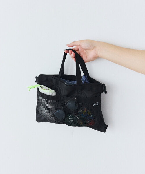 FREAK'S STORE(フリークスストア)の「YOSEMITE STRAP/ヨセミテストラップ EXPANDER SHOULDER BAG(ショルダーバッグ・メンズ・チャコールグレー/ブラック/オリーブ・ONE SIZE)」の7枚目の写真