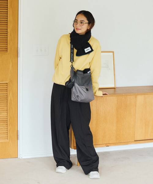 FREAK'S STORE(フリークスストア)の「YOSEMITE STRAP/ヨセミテストラップ EXPANDER SHOULDER BAG(ショルダーバッグ・メンズ・チャコールグレー/ブラック/オリーブ・ONE SIZE)」の13枚目の写真