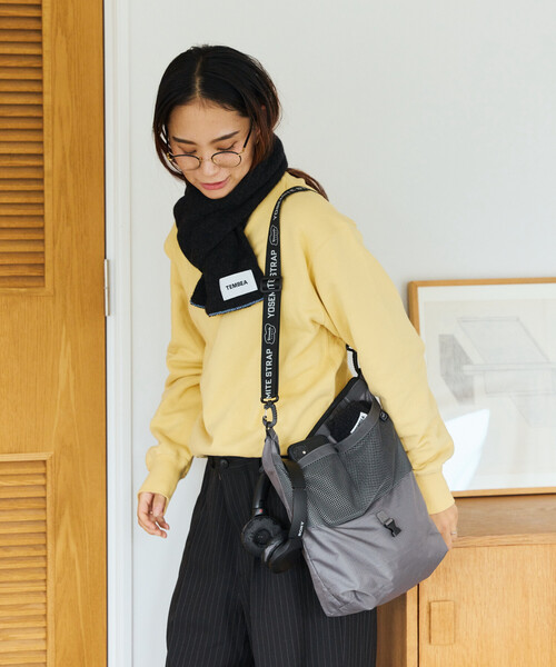 FREAK'S STORE(フリークスストア)の「YOSEMITE STRAP/ヨセミテストラップ EXPANDER SHOULDER BAG(ショルダーバッグ・メンズ・チャコールグレー/ブラック/オリーブ・ONE SIZE)」の17枚目の写真