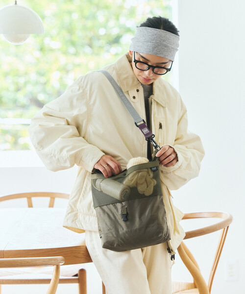 FREAK'S STORE（フリークスストア）の「YOSEMITE STRAP/ヨセミテストラップ EXPANDER SHOULDER BAG（ショルダーバッグ・メンズ・チャコールグレー/ブラック/オリーブ・ONE SIZE）」の11枚目の写真