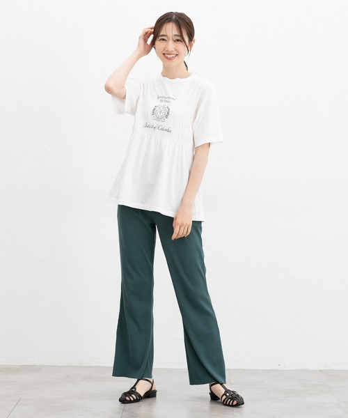 Honeys(ハニーズ)の「【セルフカット】セルフカットフレアパンツ(その他パンツ・レディース・ブラウン/チャコール/ブラック/ダークグリーン・L/LL/M/S)」の9枚目の写真