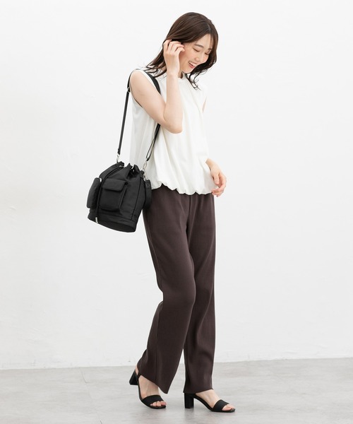 Honeys(ハニーズ)の「【セルフカット】セルフカットフレアパンツ(その他パンツ・レディース・ブラウン/チャコール/ブラック/ダークグリーン・L/LL/M/S)」の13枚目の写真