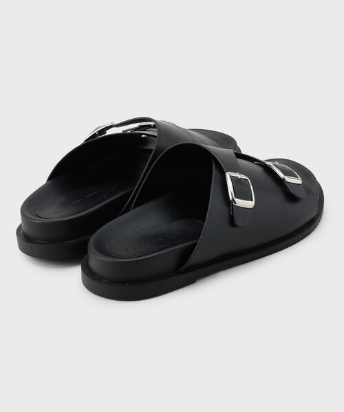 THE SHOP TK （ザ ショップ ティーケー ）の「バックルスライドサンダル（サンダル・メンズ・ブラック/ブラック系5・65/75）」の5枚目の写真