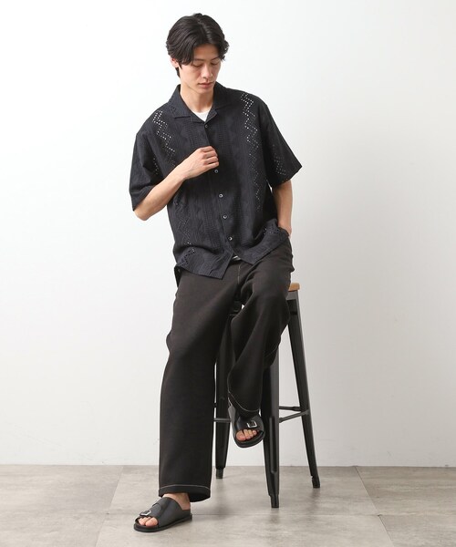 THE SHOP TK （ザ ショップ ティーケー ）の「バックルスライドサンダル（サンダル・メンズ・ブラック/ブラック系5・65/75）」の9枚目の写真