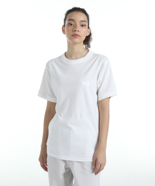 Y-3 SLIM SHORT SLEEVE TEE（Tシャツ/カットソー）｜Y-3