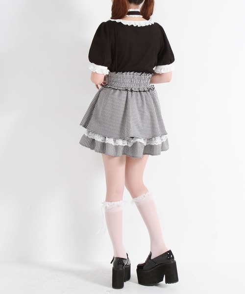 DearMyLove(ディアマイラブ)の「チョーカー付きリボンカットソー(Tシャツ/カットソー・レディース・ホワイト/ベビーピンク/ブラック・SMALL/MEDIUM/LARGE/LL/3L)」の6枚目の写真
