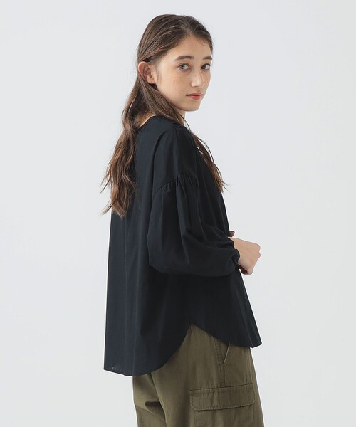 B:MING by BEAMS（ビーミングバイビームス）の「【洗える】ネック レース ブラウス（S～M）（シャツ/ブラウス・レディース・ブラック/オフホワイト・MEDIUM/SMALL）」の17枚目の写真