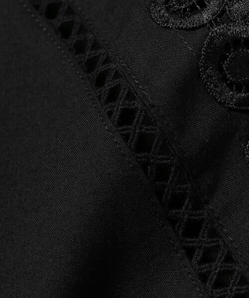 B:MING by BEAMS（ビーミングバイビームス）の「【洗える】ネック レース ブラウス（S～M）（シャツ/ブラウス・レディース・ブラック/オフホワイト・MEDIUM/SMALL）」の20枚目の写真