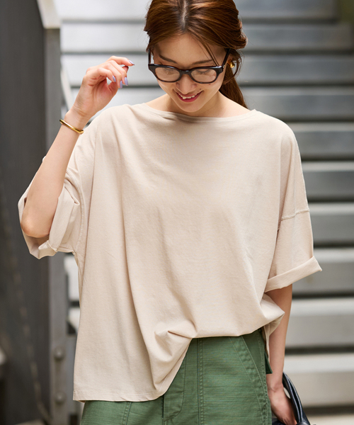 FRAMeWORKドライタッチコットンS/S-Tee2 セール】≪追加≫ドライタッチコットンS/S-Tee2（Tシャツ