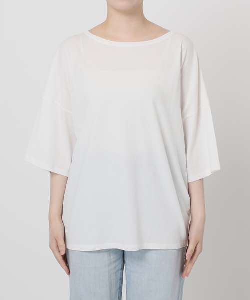 新品　FRAMeWORK フレームワーク ドライタッチコットンS/S-Tee セール】ドライタッチコットンS/S－Tee(508171903) | フレーム