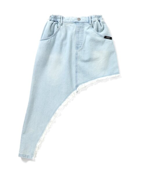 algy（アルジー）の「アシメデニムスカート（デニムスカート・キッズ・サックスブルー/グレー・MEDIUM/X-SMALL/XX-SMALL/SMALL）」の10枚目の写真