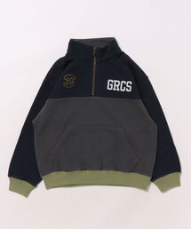 GROOVY COLORS | Crazy Coloring Half Zip Sweat Shirt(スウェット)