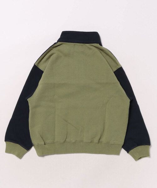 GROOVY COLORS（グルービーカラーズ）の「Crazy Coloring Half Zip Sweat Shirt（スウェット・キッズ・ネイビー・115/125）」の2枚目の写真