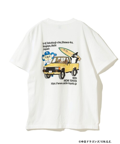 BEAMS JAPAN（ビームス　ジャパン）の「【大名古屋展2025】【別注】愛知トヨタ / Dra&GRA Tシャツ（Tシャツ/カットソー・レディース・ホワイト・XL/M/L/S）」の5枚目の写真