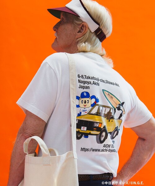 BEAMS JAPAN（ビームス　ジャパン）の「【大名古屋展2025】【別注】愛知トヨタ / Dra&GRA Tシャツ（Tシャツ/カットソー・レディース・ホワイト・XL/M/L/S）」の7枚目の写真